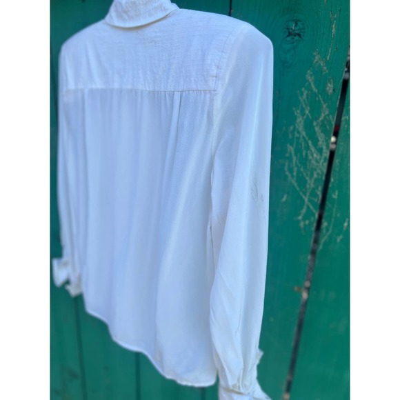 Vintage Michelle Stuart White Blouse - Picture 5 of 5